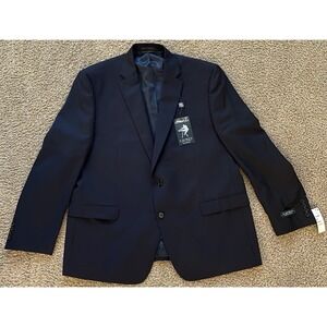 Lauren Ralph Lauren Ultraflex 2 Pc Suit Navy Jacket Pants Wool NWT 46R 42Wx30L